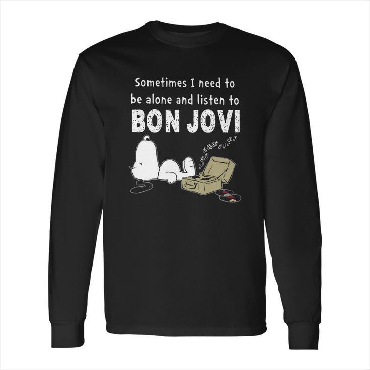 Bon Jovi - Snoopy Long Sleeve T-Shirt