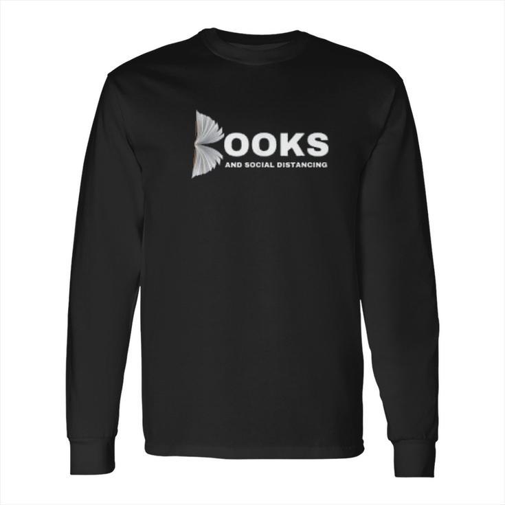 Books And Social Distancing Long Sleeve T-Shirt