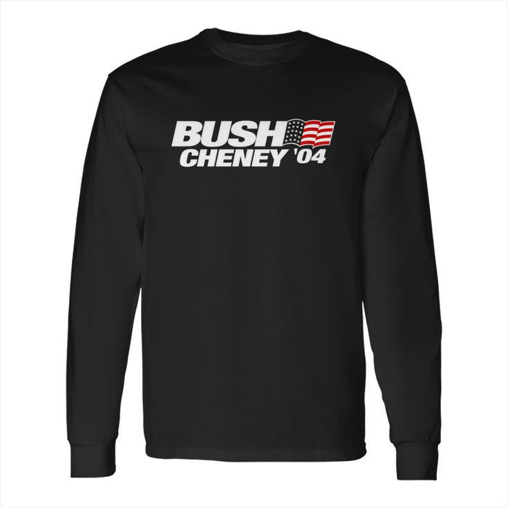 Bush Cheney 2004 Election Campaign Logo Gift Long Sleeve T-Shirt