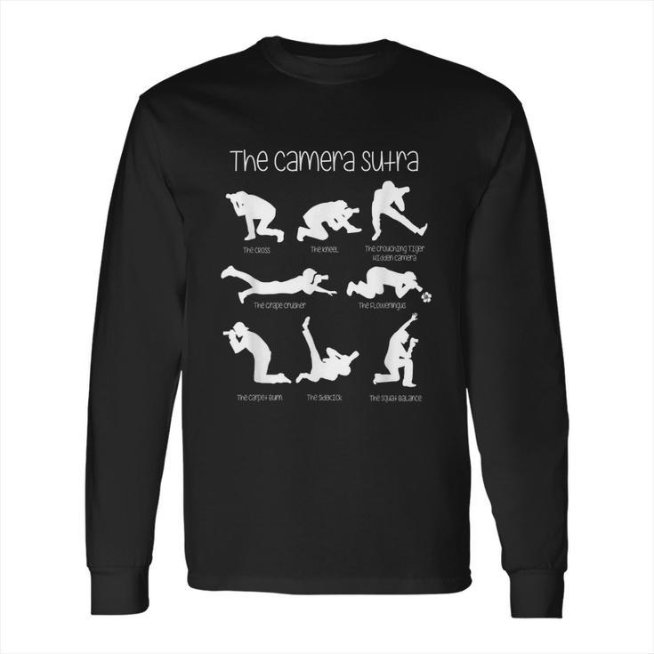 The Camera Sutra Funny Photography Poses Long Sleeve T-Shirt