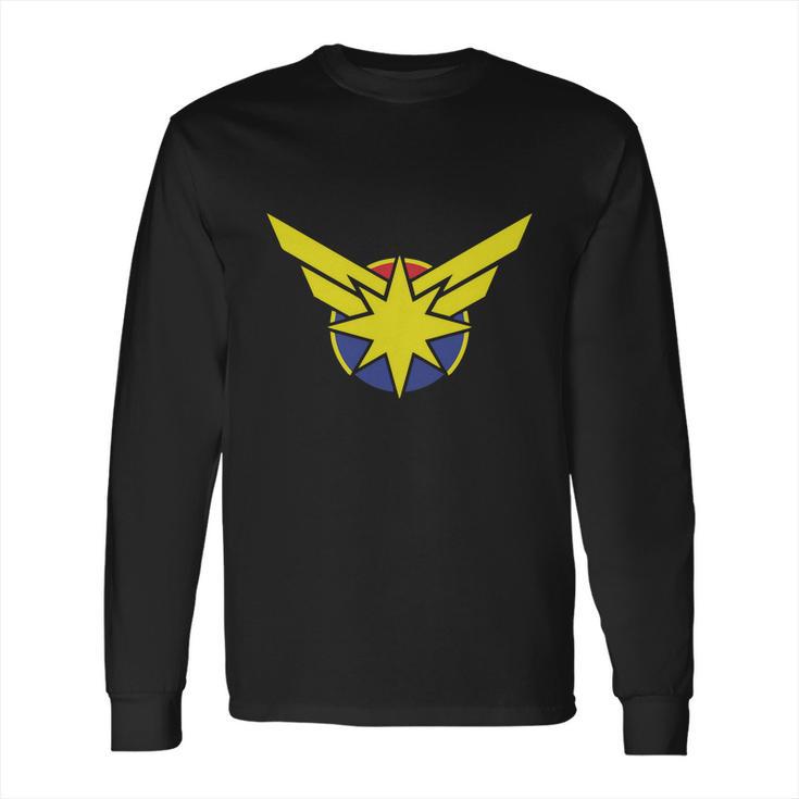 Captain Marvel Logo T-Shirt Long Sleeve T-Shirt