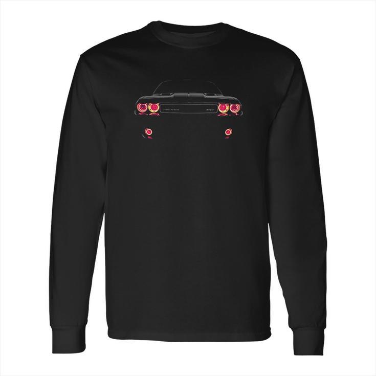 Challenger Srt Muscle Racing Car Long Sleeve T-Shirt