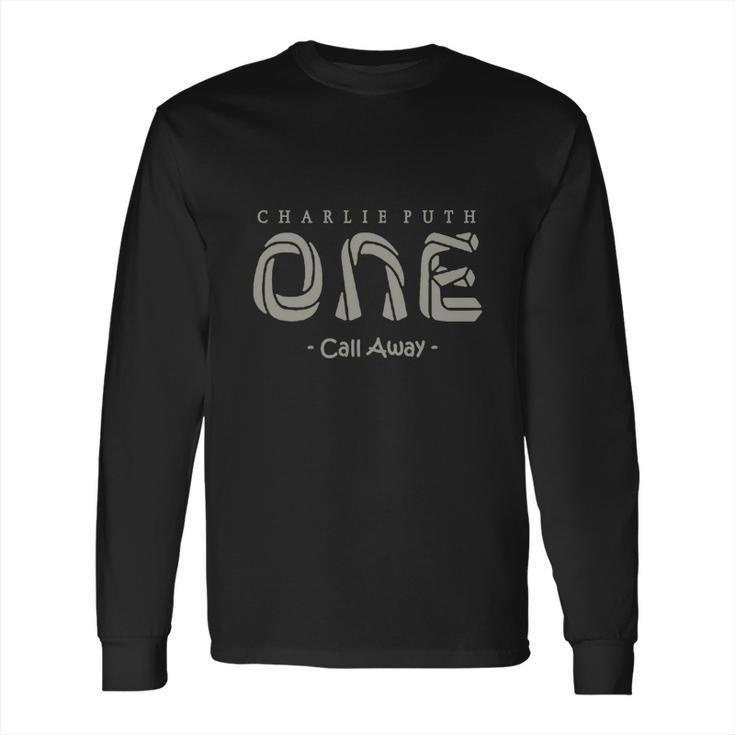 Charlie Puth One Call Away T-Shirt Long Sleeve T-Shirt