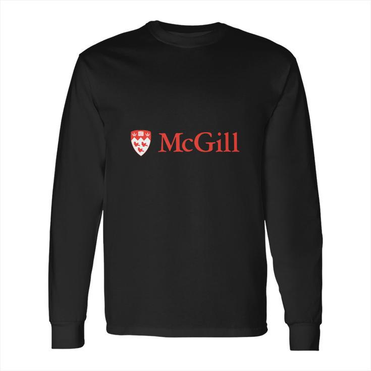 Charlotte Serrano Mcgill University Long Sleeve T-Shirt