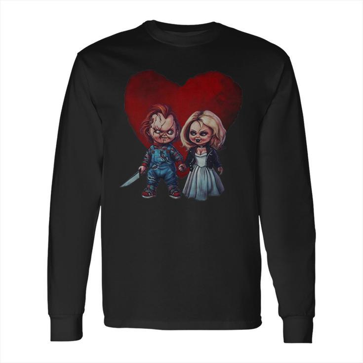 Chucky Love Tiffany Horror Lover Shirt Long Sleeve T-Shirt