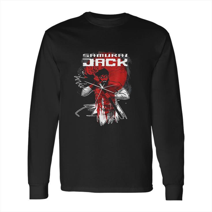 Cn Samurai Jack Red Sun Portrait Long Sleeve T-Shirt