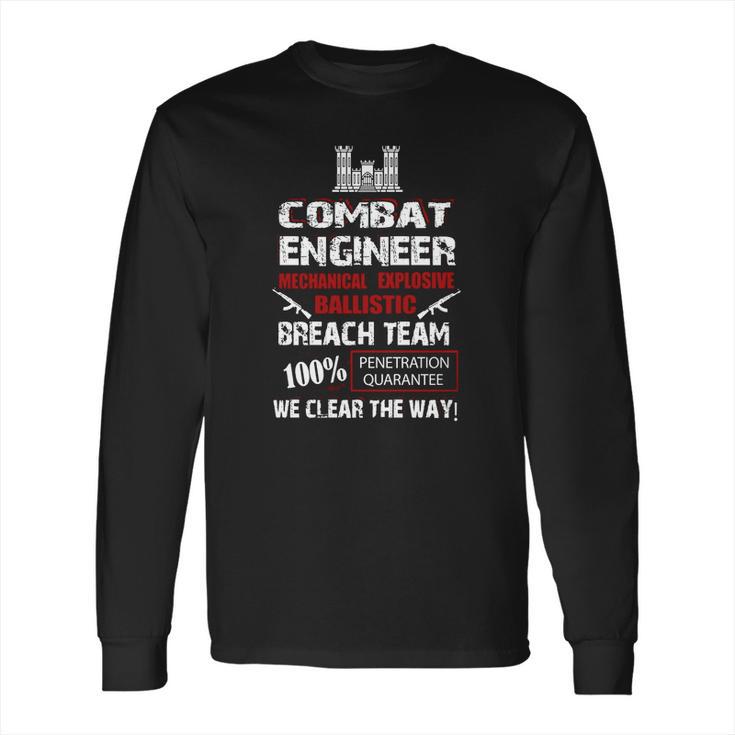 Combat Engineer Mechanic Explosive Long Sleeve T-Shirt