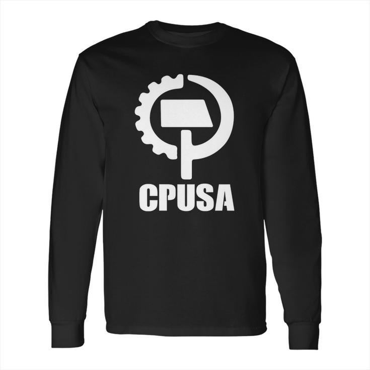 Communist Party Cpusa With Logo Long Sleeve T-Shirt