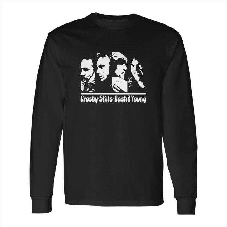 Crosby Stills Nash & Young Shirt Long Sleeve T-Shirt