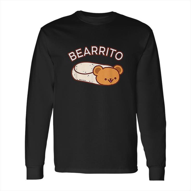 Cute Bearrito Bear Burrito Long Sleeve T-Shirt