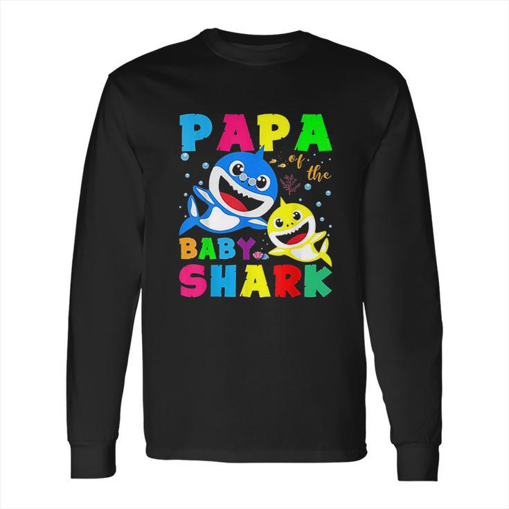 Cute Papa Of The Baby Shark Long Sleeve T-Shirt