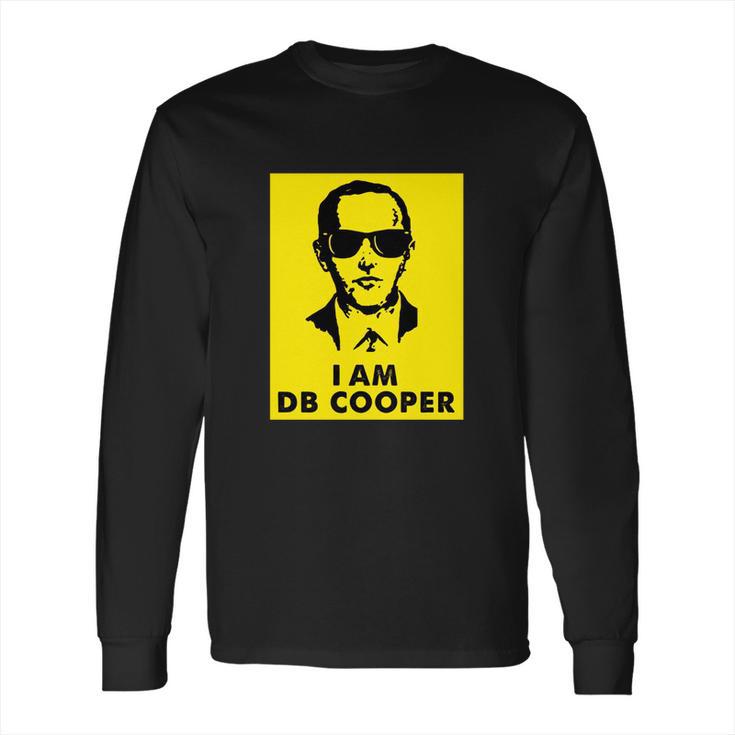 I Am D B Cooper Robber Thief Parachute Funny Long Sleeve T-Shirt