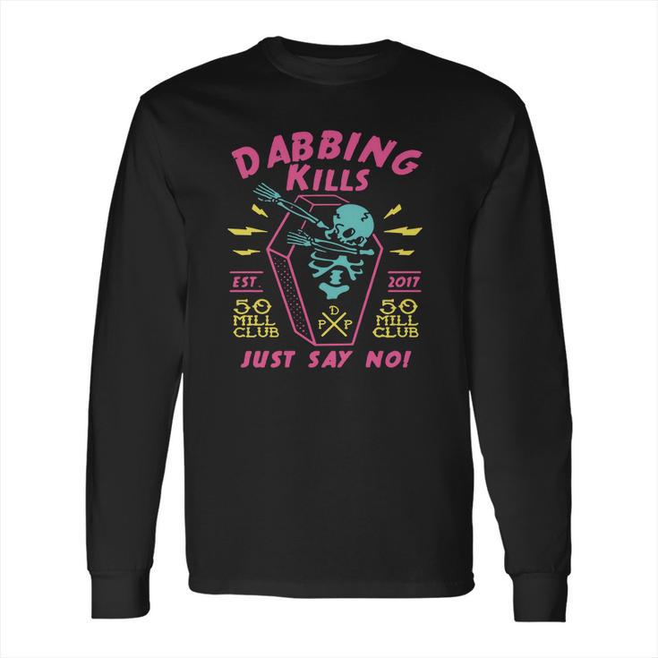 Dabbing Kills - Pewdiepie Art Long Sleeve T-Shirt