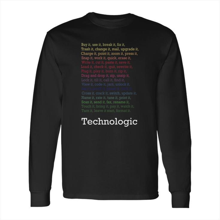 Daft Punk - Technologic Long Sleeve T-Shirt