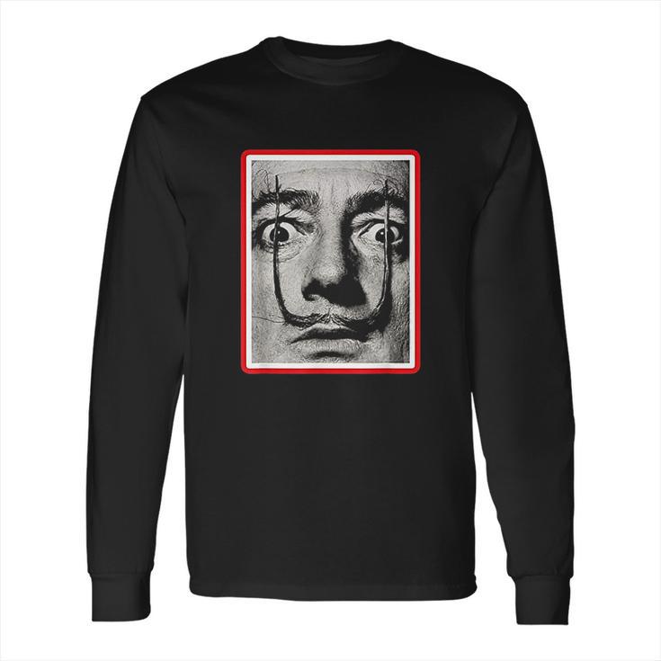 Dalis Black And White Dali Art Long Sleeve T-Shirt