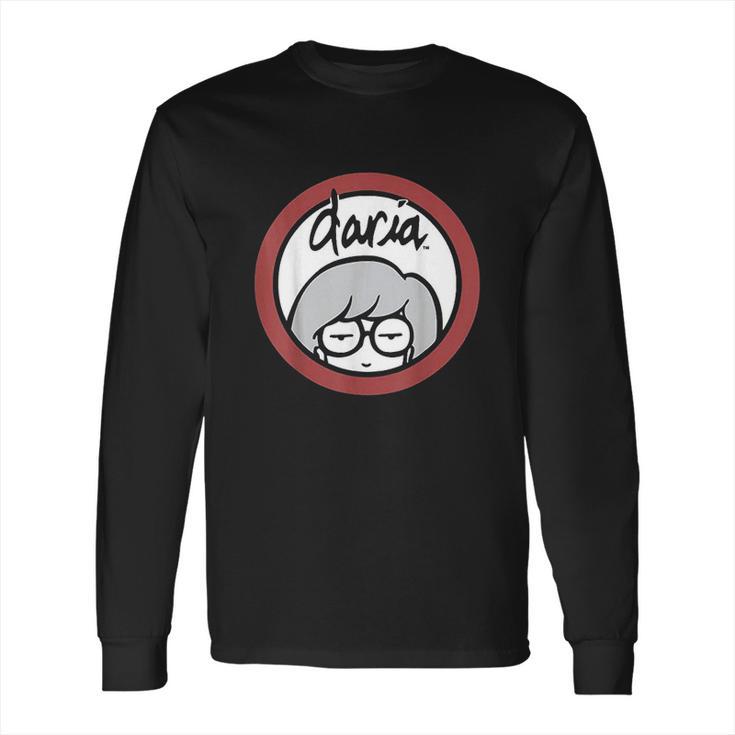 Daria Classic Red Outline Long Sleeve T-Shirt