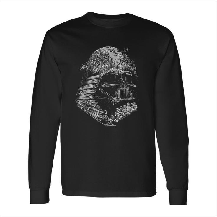 Darth Vader Build The Empire Graphic Long Sleeve T-Shirt