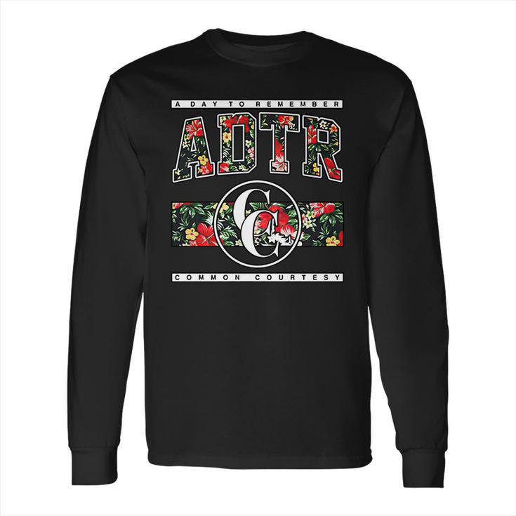 A Day To Remember Adtr Common Courtesy Shirt Mf Long Sleeve T-Shirt