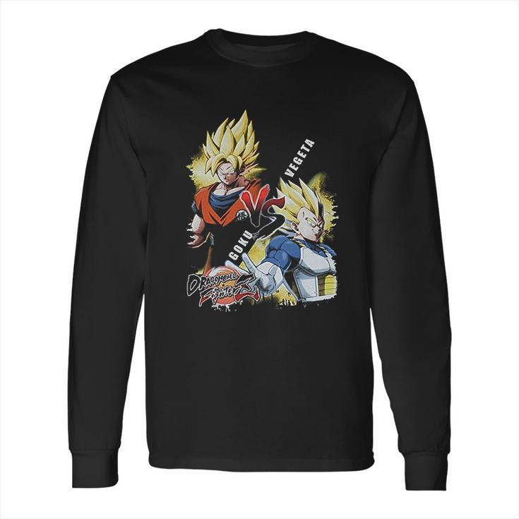 Dbz Fighter Saiyan Long Sleeve T-Shirt