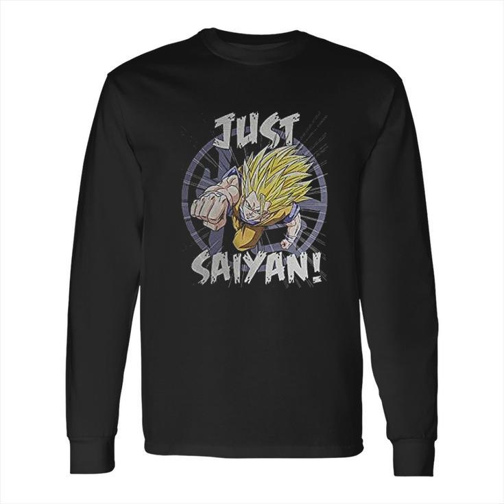 Dbz Just Saiyan Long Sleeve T-Shirt