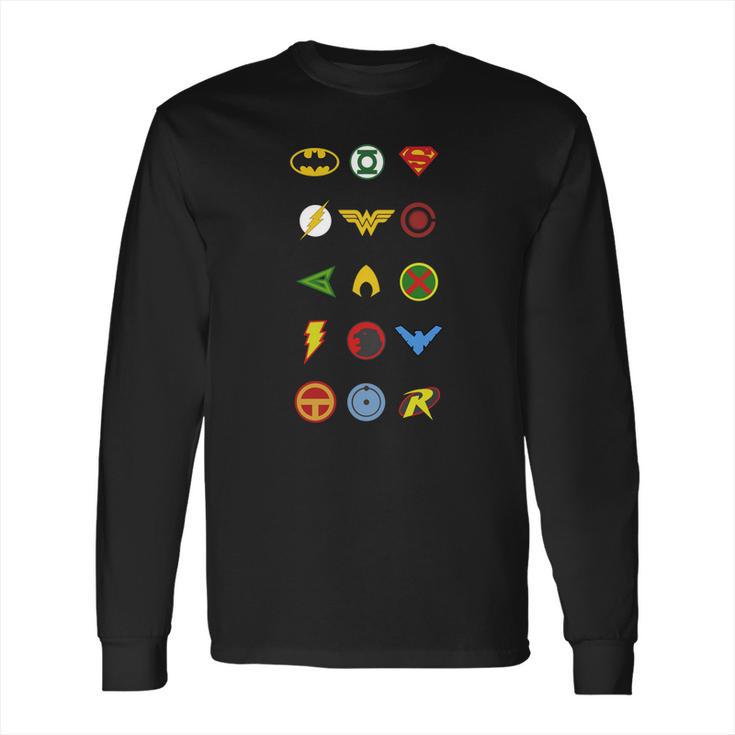 Dc Superheroes T-Shirt Long Sleeve T-Shirt