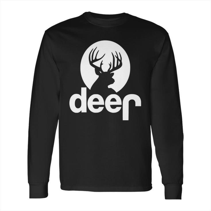 Deer Hunting Funny Jeep Long Sleeve T-Shirt