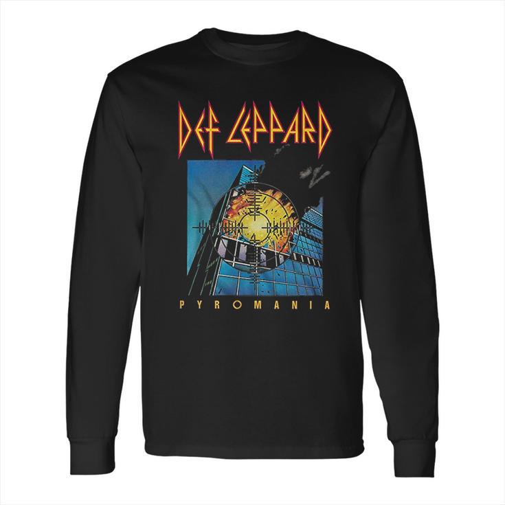 Def Leppard Pyromania 80S Heavy Hair Metal Band Rock And Roll Long Sleeve T-Shirt