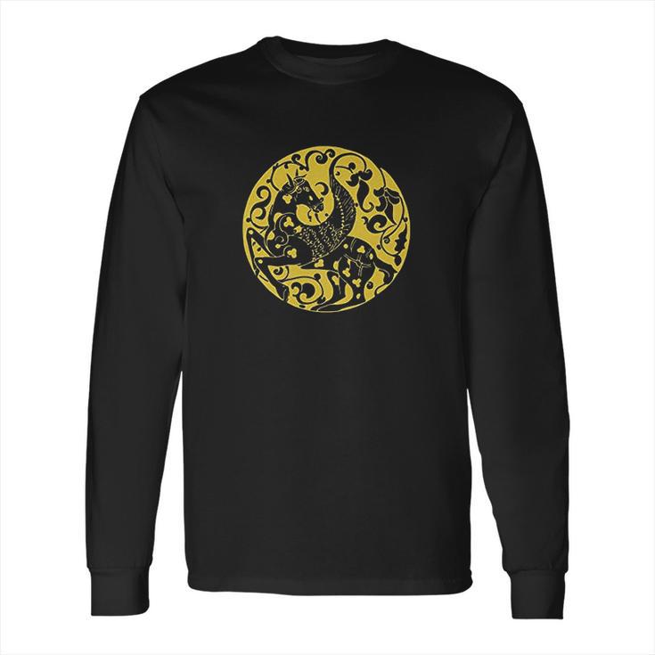 Defy Gravity Medieval Persian Winged Pegasus Long Sleeve T-Shirt