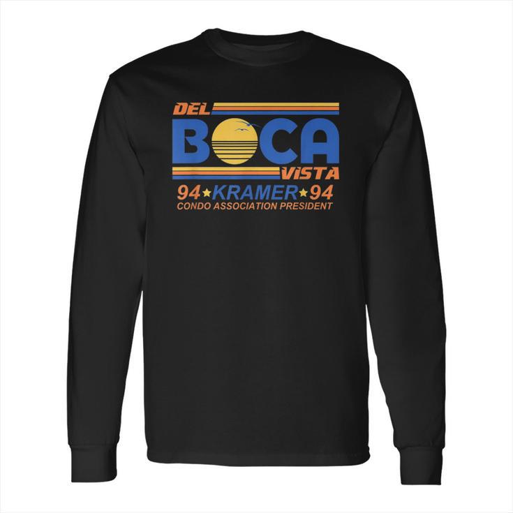 Del Boca Vista Retirement Community Funny Long Sleeve T-Shirt