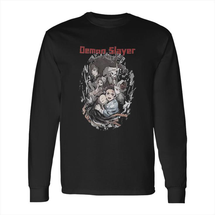 Demon Slayer Black Long Sleeve T-Shirt