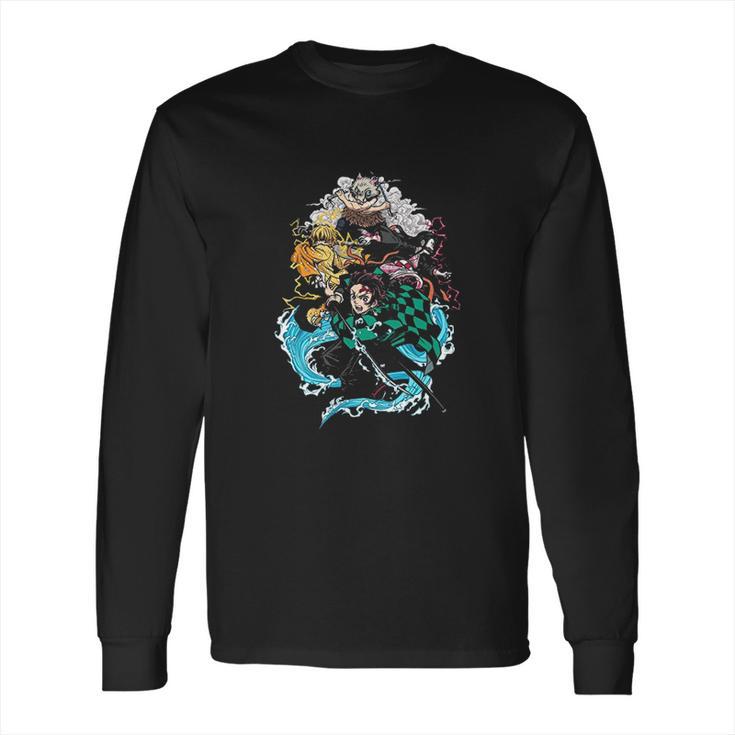 Demon Slayer Cartoon Long Sleeve T-Shirt