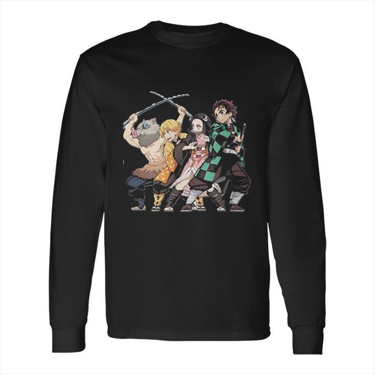 Demon Slayer Main Characters Long Sleeve T-Shirt