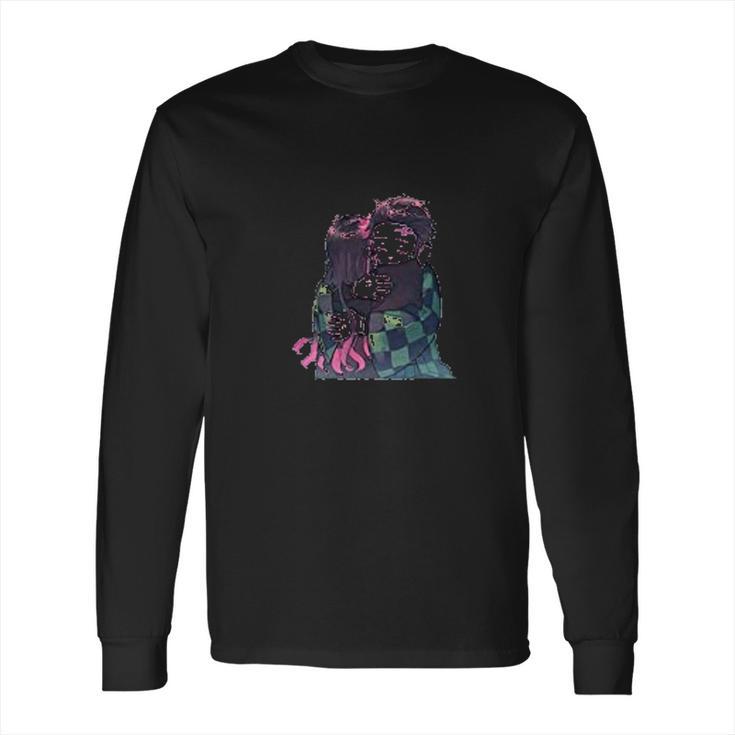 Demon Slayer Siblings Hug Long Sleeve T-Shirt