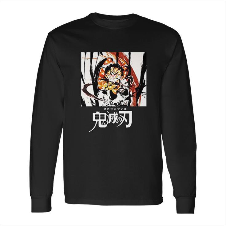 Demon Slayer Sword Cartoon Anime Long Sleeve T-Shirt