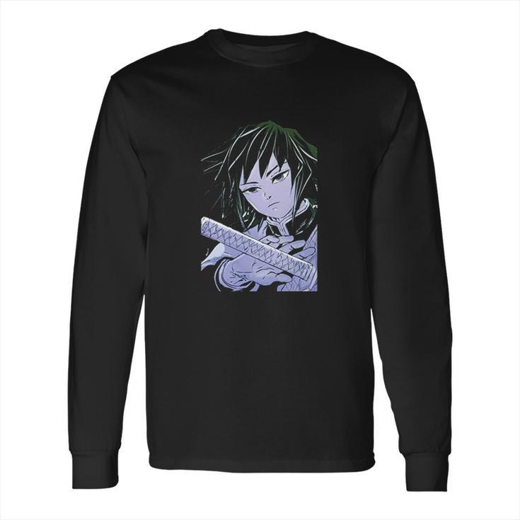 Demon Slayer Men With Sword Long Sleeve T-Shirt