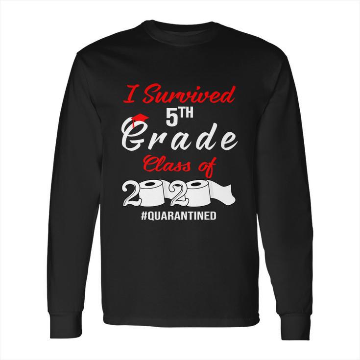 Dilostyle I Survived 5Th Grade Class Of 2020 Quarantined Shirt 98 Long Sleeve T-Shirt