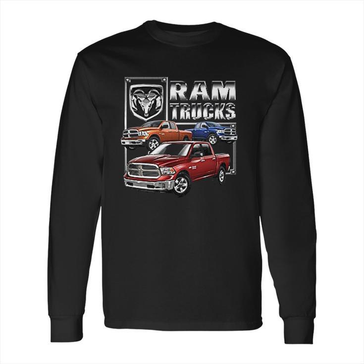 Dodge Ram Trucks Black Long Sleeve T-Shirt