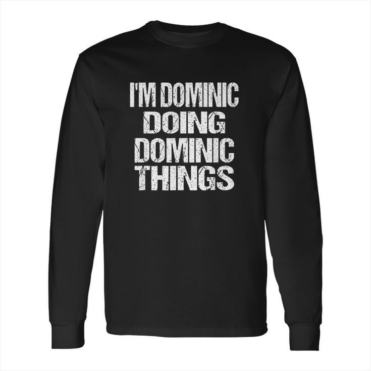 Dominic Things Long Sleeve T-Shirt