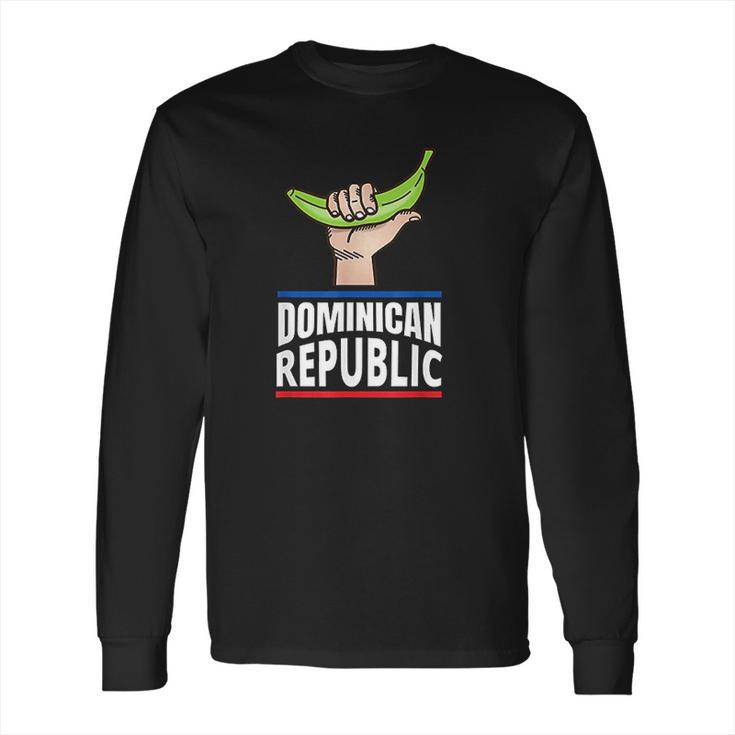 Dominican Republic Jersey Baseball Bandera Dominicana Long Sleeve T-Shirt