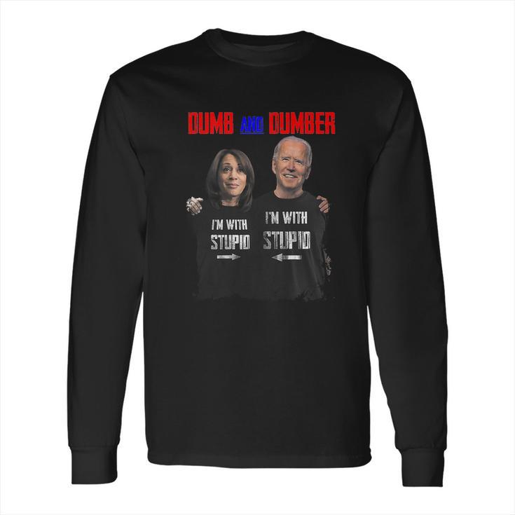 Dumb And Dumber Biden Long Sleeve T-Shirt