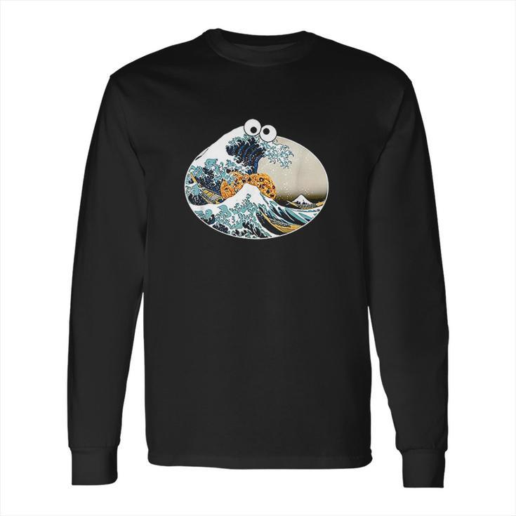 Eating Wave Off Kanagawa Long Sleeve T-Shirt