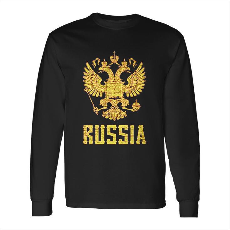 Eblem Of The Russian Federation Russia Arms Long Sleeve T-Shirt