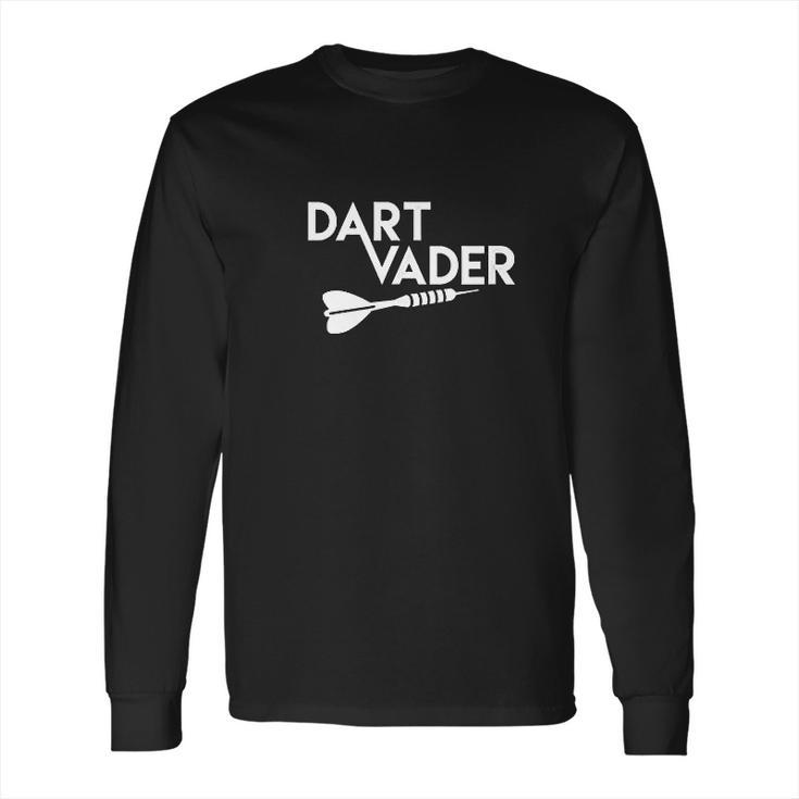 Evolution To Darts Vader Funny Darts Player Gift Long Sleeve T-Shirt