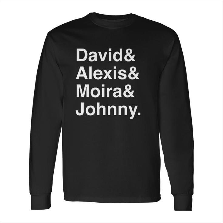 Ew David Alexis Moira Rose Merchandise Black Long Sleeve T-Shirt