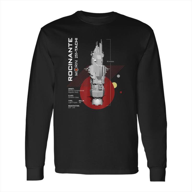 The Expanse Rocinante Ship T-Shirt Long Sleeve T-Shirt