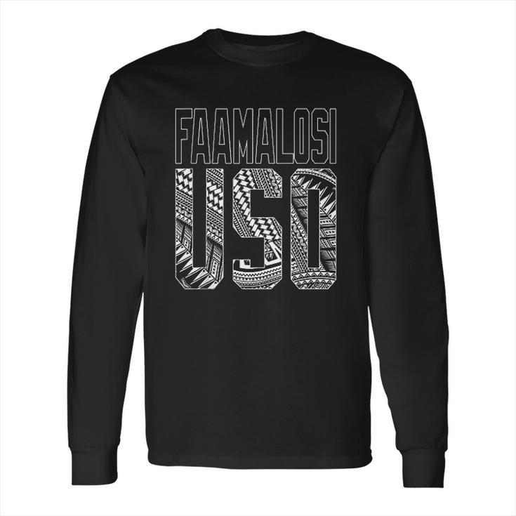 Faamalosi Uso Samoan Design Long Sleeve T-Shirt