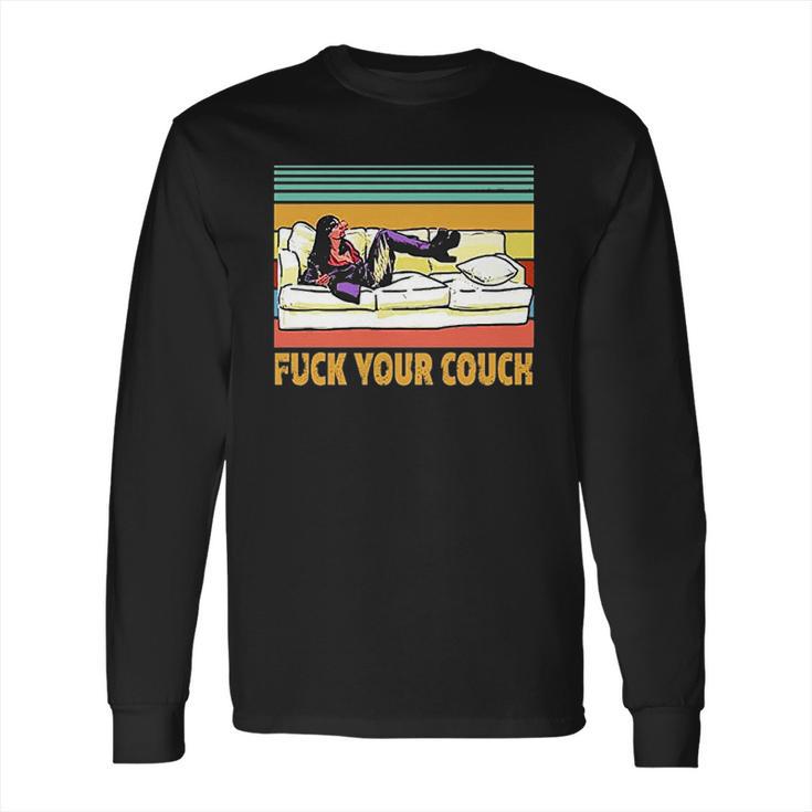 Fck Your Couch Dave Chappelle Retro Vintage Long Sleeve T-Shirt