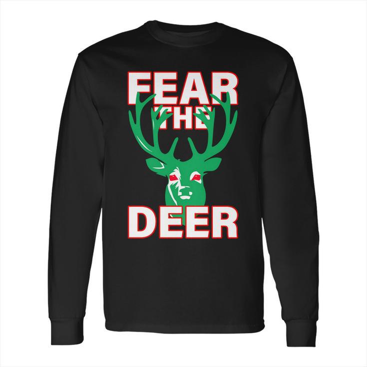 Fear The Deer Basketball Playoffs  Long Sleeve T-Shirt