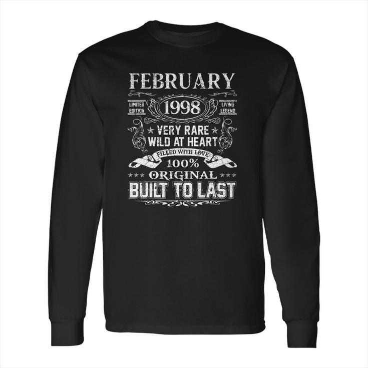 February 1998  23 Years Old 23Rd Birthday Gifts Long Sleeve T-Shirt