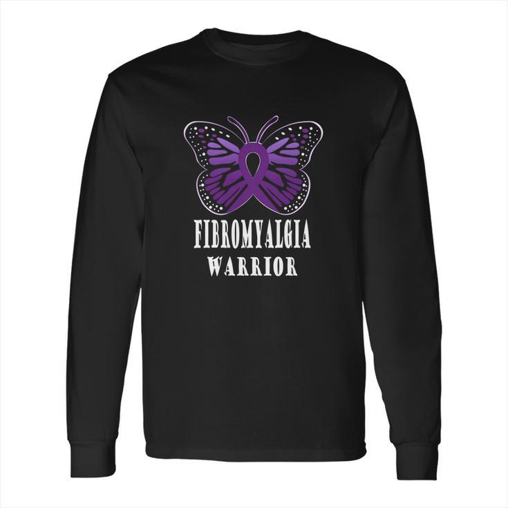 Fibromyalgia Warrior  Basic Art Long Sleeve T-Shirt